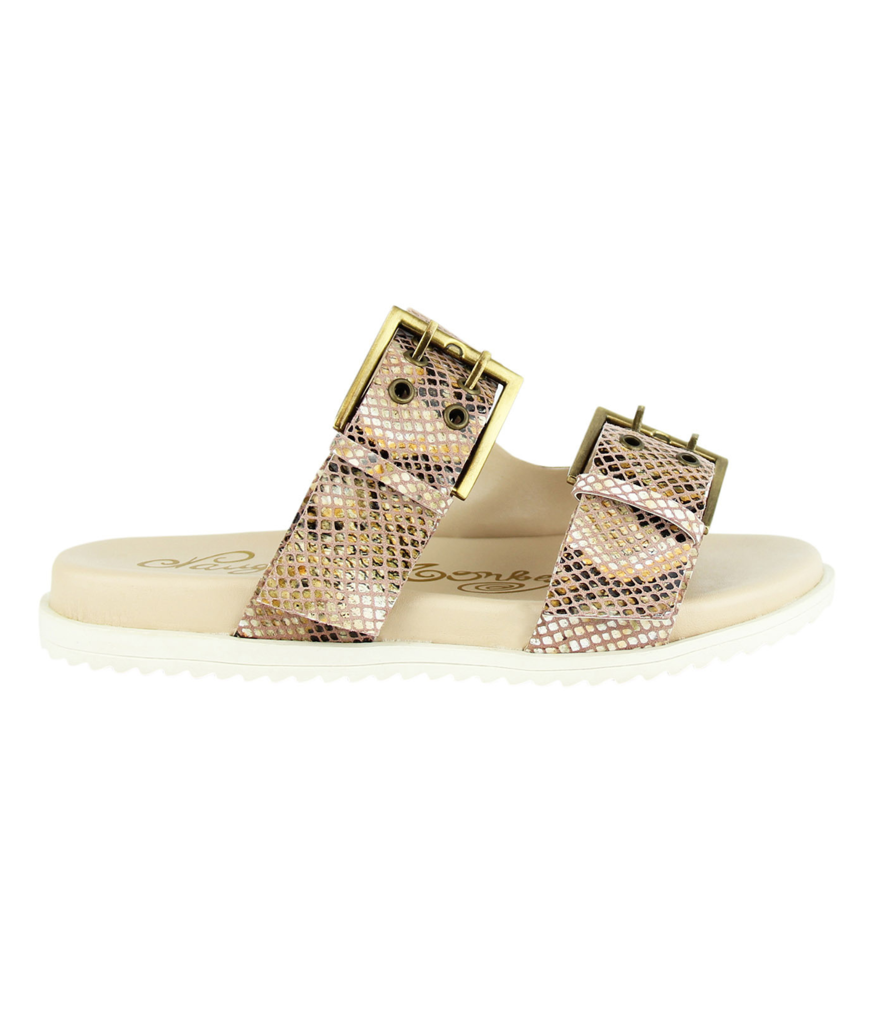 Hey Pony Blush Sandals With Dual Adjustable Buckles Naughty Monkey